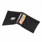 Kožená peněženka Smile Wallet, černá